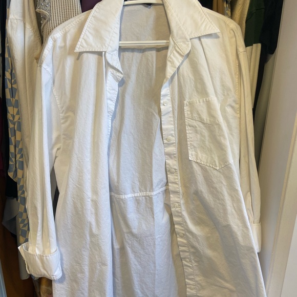 Zara Dresses & Skirts - Zara white button up dress